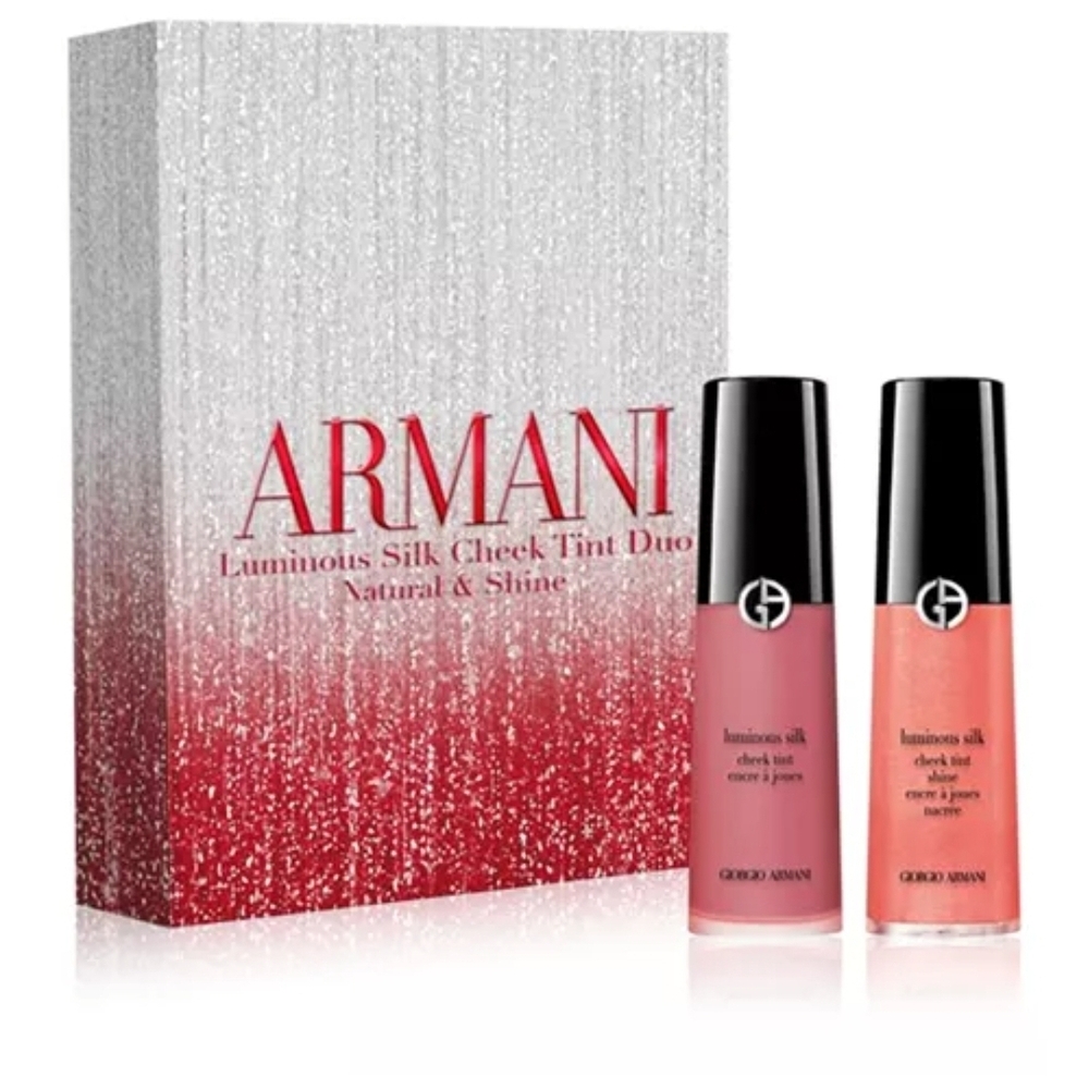 Giorgio Armani Luminous Silk Cheek Tint Duo - Rose and Peach
